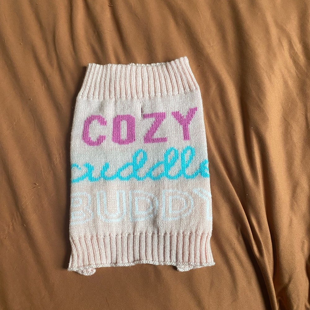 Cozy pet sweater
